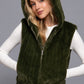 Hoodie Faux Fur Vest