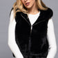 Hoodie Faux Fur Vest