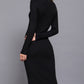 Long Sleeve High Neck Sweater Long Dress