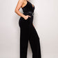 Samba Rhinestone Velvet Jumpsuit