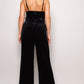 Samba Rhinestone Velvet Jumpsuit
