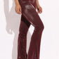 Velvet Flared Pants