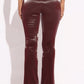 Velvet Flared Pants